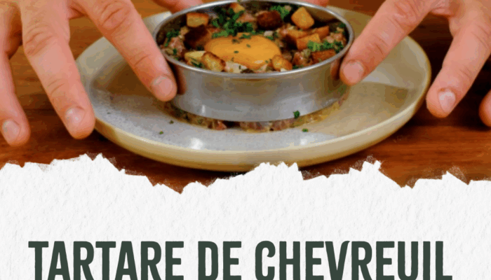 Tartare de chevreuil