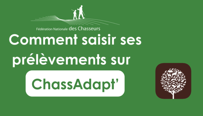 Tuto vidéo : bien utiliser l’application chassadapt