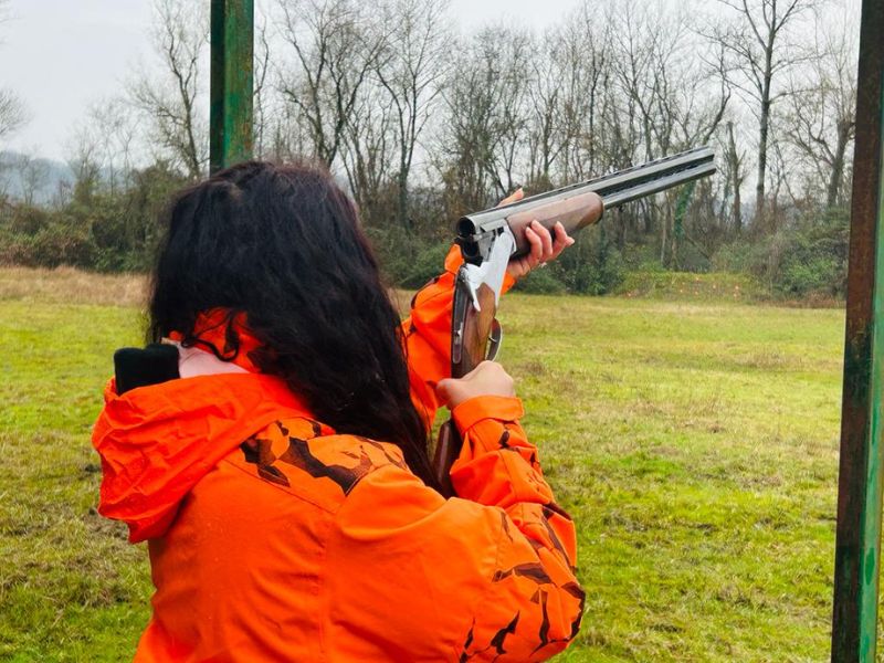 femme chasse pyrenees atlantiques
